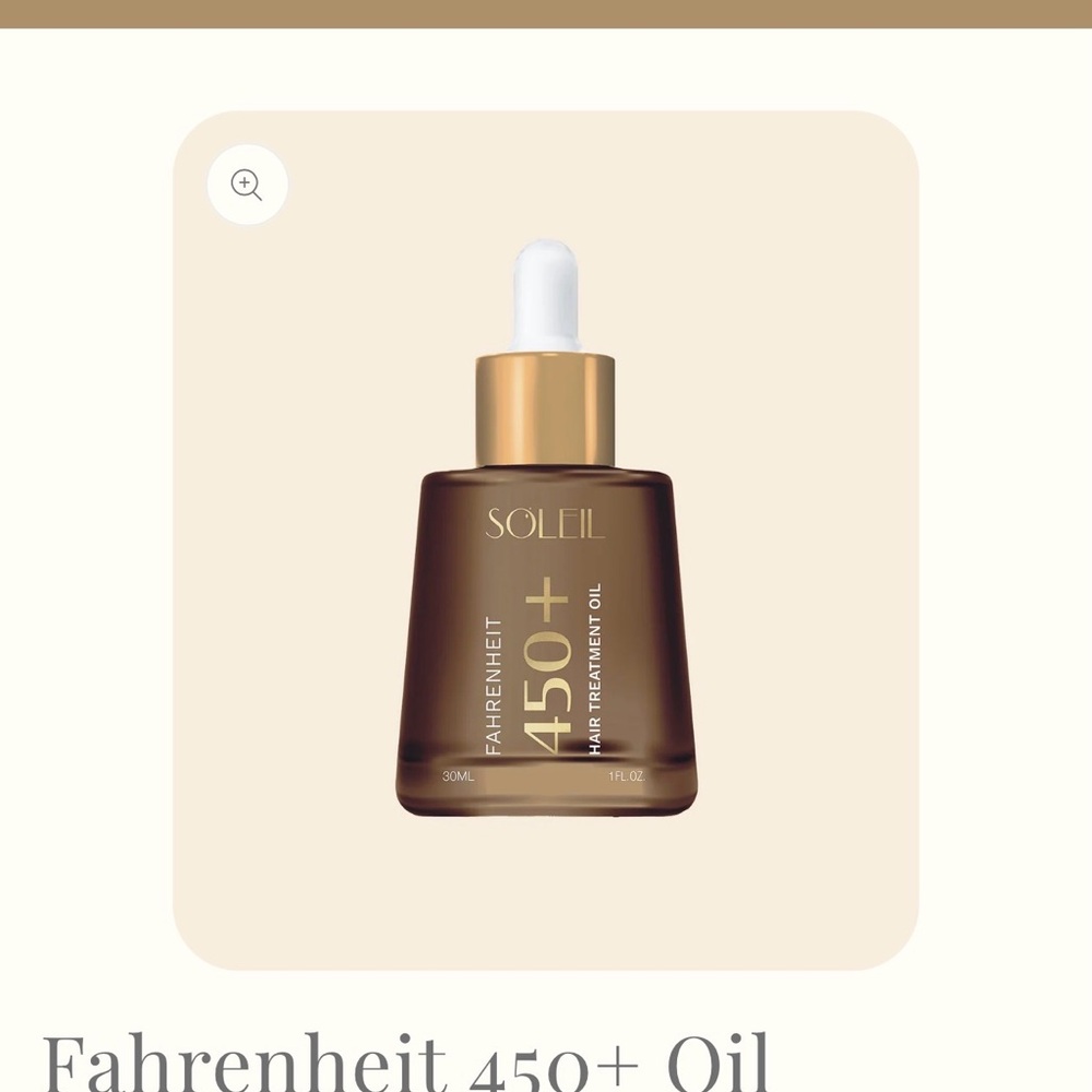 4 Soleil Fahrenheit 450+ Hair Treatment Oil